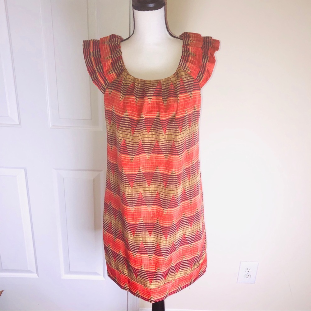 Women Aztec printed dress size 4